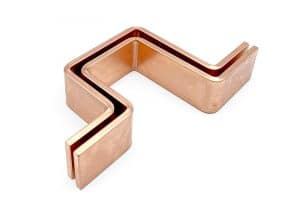 Kupferschiene 105x20x3mm 2 Stück | Reines E-Cu Kupfer | Für Elektroinstallation & Schaltschrank